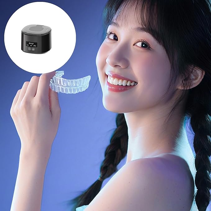 Dentals Appliance Cleaner Wireless Charging Base Quiet Operate Automatic Machine for Dentals Appliances