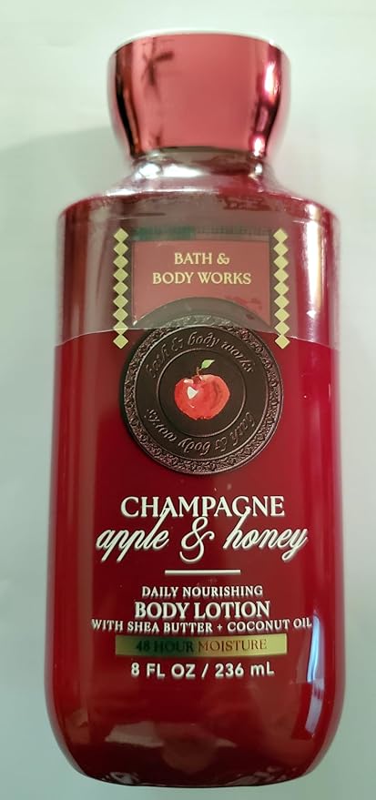 Bath &amp Body Works Womens Champagne Apple &amp Honey Body Lotion and Body Gel Wash 2 Piece Set