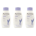 Aveeno Stress Relief Body Wash with Soothing Oat Lavender Chamomile &amp Ylang-Ylang Essential Oils Hypoallergenic Dye-Free &amp Soap-Free Calming Body Wash 12 fl. Oz (Pack of 3)