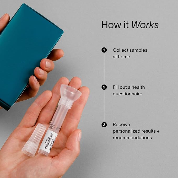 Viome at-Home Oral Microbiome Test Kit for Women &amp Men in-Depth Saliva Analysis 16 Health Scores Oral Microbiome Dental and Gum Health Root Cause of Bad Breath Detailed Analysis App Included
