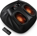 RENPHO Foot Massager Machine with Heat [2026 Upgraded] Shiatsu Foot Massager for Neuropathy Plantar Fasciitis Massager for Men Women Up to Size 14 FSA Eligible HSA Store Eligible Massager Black