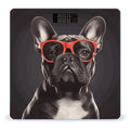 Digital Bathroom Scale for Body Weight Scale with Bright LCD Display High Accuracy Step-On Technology Auto On/Off French Bulldog Digital Scales 400 Lbs /180kg