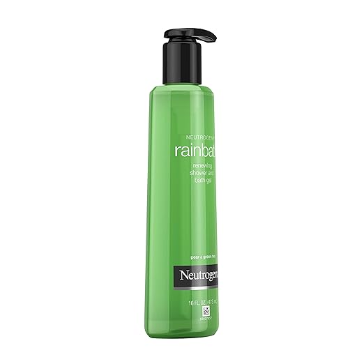 Neutrogena Rainbath Renewing Shower And Bath Gel Moisturizing Body Wash and Shaving Gel with Clean Rinsing Lather Pear &amp Green Tea Scent 16 fl. oz