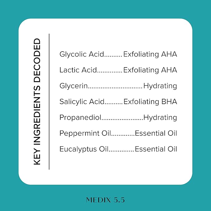 Medix 5.5 Fragrance Free Retinol Age Rewind Cream + Glycolic Acid Exfoliating Body Wash Set
