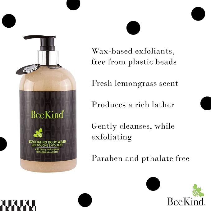Gilchrist &amp Soames BeeKind Honey and Lemon Verbena Exfoliating Body Wash - 15.5oz - Gentle on Skin Zero Parabens Sulfates and Phthalates