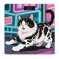 Domestic Cat Scale for Body Weight Sturdy Tempered Glass Weighing Scales with LCD Display Accurate Digital Bathroom Scale Convenient Body Fat Smart Scales Easy Read