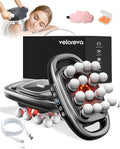Veloreva Massager - 16 Head Massage Gun Deep Tissue for Pain Relief Pro Massager with 3 Modes &amp 30 Levels Back Massagers for Back Shoulders Legs Foot Body Fast Relief (Black)