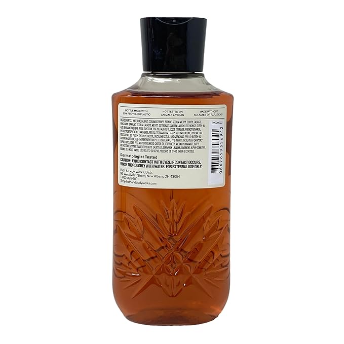 Bath &amp Body Works Men's Collection Whiskey Toast - 2 Pack of 3-In-1 Hair Face and Body Wash with a Cabin Spice Bar Soap