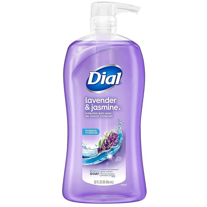 Dial Body Wash Spring Water 32 Fluid Ounces &amp Body Wash Pamper &amp Indulge Silk &amp Magnolia 32 fl oz &amp Body Wash Calm &amp Soothe Lavender &amp Jasmine Scent 32 fl oz
