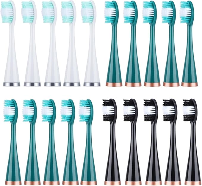 Ultrasonic Electric Toothbrush Heads Replacement Brush(Brown)