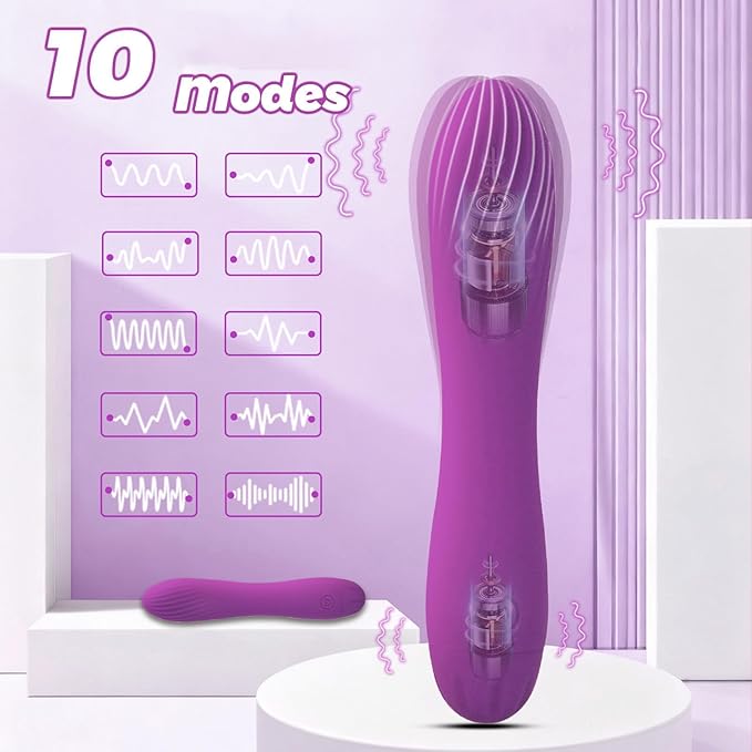Travel Portable Rechargble Handheld Electric Back Massager Tools with 10 Quiet Powerful Modes LYJG01002