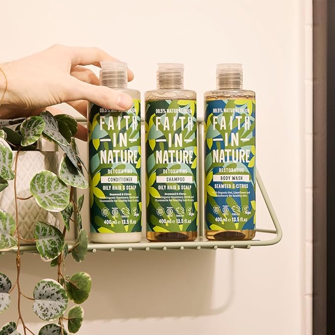 Faith In Nature Seaweed &amp Citrus Shower Gel &amp Foam Bath 13.5 Oz