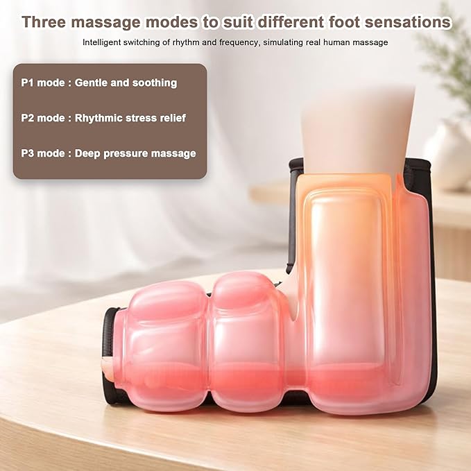 Heated Cordless Foot Massager for Plantar Pain Relief &amp Swelling for Ankle Feet and Blood Circulation Perfect Gifts for Men Women Dad Mom (Birthday Holiday)