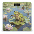 Pond Frog Weight Scale Large Digital Bathroom Scales with Bright LED Display Non Slip Digital Scale and Step On Fashion Weighing Machine for Body