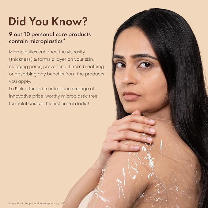 La Pink Tea &amp Lemon Shower Gel with White Haldi | For Glowing &amp Refreshing Skin | 100% Microplastic Free Formulation 250 ML