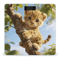 Leopard Style Smart Scale for Body Weight Digital Bathroom Scale Toughened Glass Weight Scale with Large LCD Backlight Display High Precision Scales Weighing Machine
