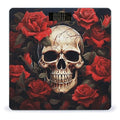 Digital Bathroom Scale for Body Weight Scale with Bright LCD Display High Accuracy Step-On Technology Auto On/Off Skull Rose-Red Digital Scales 400 Lbs /180kg