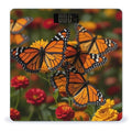 Monarch Butterflies Scale for Body Weight Accurate Digital Bathroom Scale Toughened Glass High Precision Scales Smart Weight Scales with Large LCD Backlight Display Weighing Machine