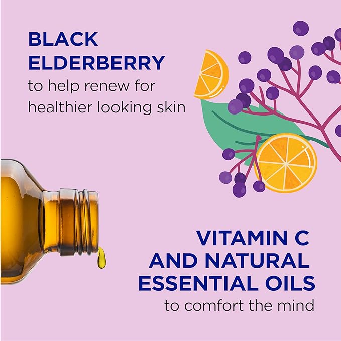 Dr Teal's Kids 3-in-1 Elderberry Bath: Bubble Bath Body Wash &amp Shampoo 20 fl oz. &amp Body Wash with Pure Epsom Salt Glow &amp Radiance with Vitamin C &amp Citrus Essential Oils