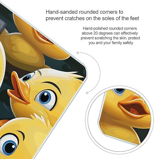 Cute Duck Animal Weight Scale Digital Electronic Scales Bathroom Scale Larg LCD Backlight Display High Precisio MeasurementsTempered Glass
