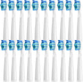 4 Pcs Electric Toothbrush Heads Compatible with Fairywill D7/D8/FW507/FW508/FW551/917/959/SG-E9(20pcs White)