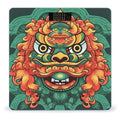 Digital Bathroom Scale for Body Weight Scale with Bright LCD Display High Accuracy Step-On Technology Auto On/Off Chinese Lion New Year Digital Scales 400 Lbs /180kg