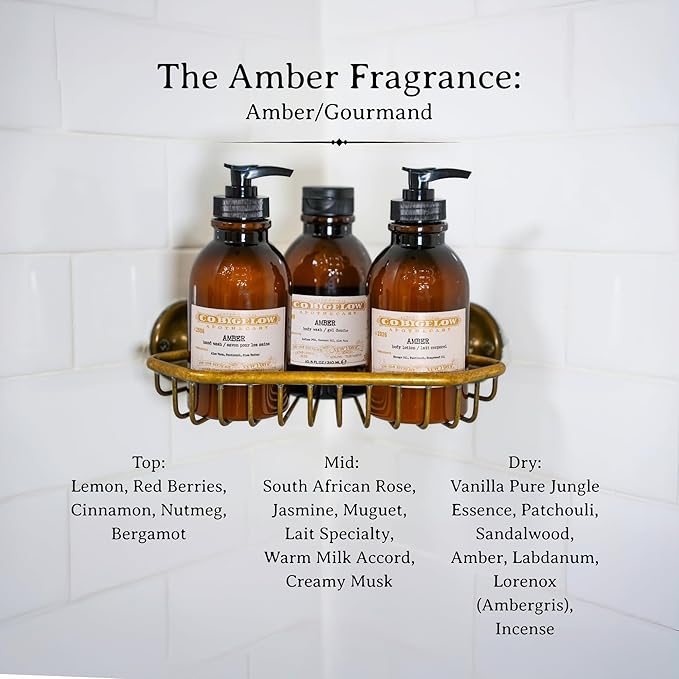 C.O. Bigelow Iconic Collection Amber Body Wash Scented Shower Gel with Coconut Oil and Aloe Vera 10.5 fl oz