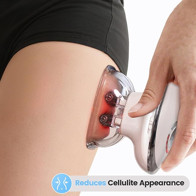 Body Sculpting Machine 3-in-1 Electric Cellulite Massager Electric Cupping Therapy Massagerfor Belly Waist Arms Leg Home ToolEffectively Tightens the Skin