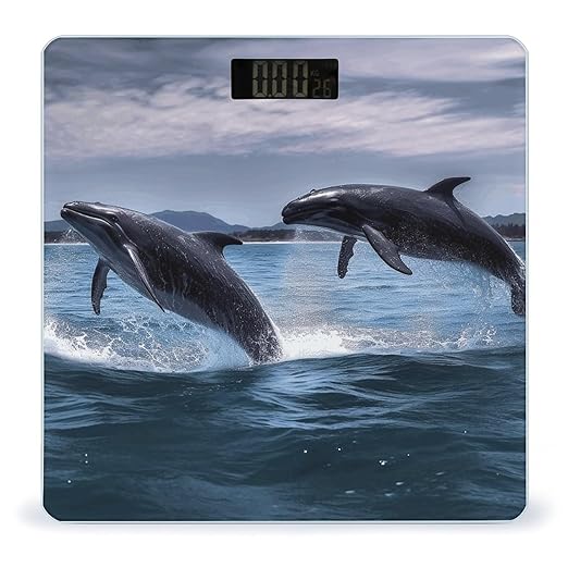 Jumping Whales Scale for Body Weight Digital Bathroom Scale Accurate Smart Weight Scales with Large Display Weighing Machine High Precision Scales