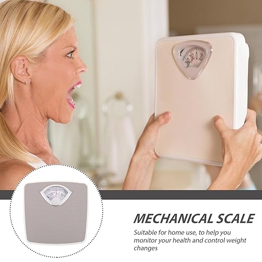 minkissy Mechanical Weight Scale Body Portable Bathroom Scale for Accurate Measurements and Compact for Home Use