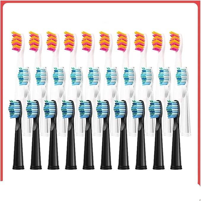 Compatible for Seago Tooth Brush Head Electric Toothbrush Heads Replaceable Brush Heads for SG-507B/908/909/917/610/659/719/910/575/551/548(10pcs Pink)