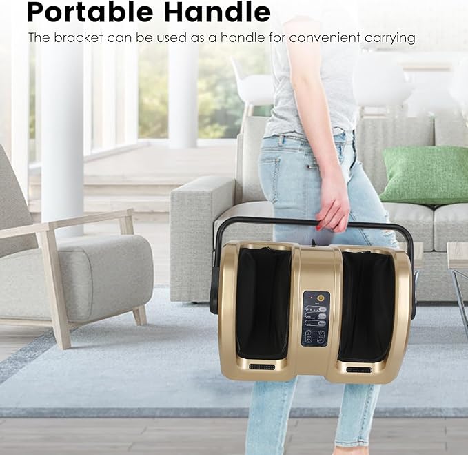 iMounTEK Foot Massager with Heat Shiatsu Electric Foot Massaging Machine Feet Kneading Massager with Auto/Manual Modes Heating Function Remote Control Deep Kneading Gifts for Women Men Mom Dad