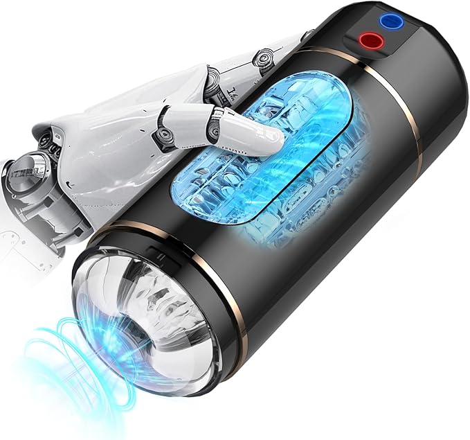 Male Mastusbafor with 10 Modes Automatic Stroking Machines Tight Sleeve Underwear Male Masterburbatar Hands Free Pocket Puzzy Silicone Electric Massagers PWO03 (Black)