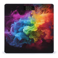 Rainbow SmokeScale for Body Weight with LCD High Precision Weighing Scales Fashion Sturdy Tempered Glass Weight Scales Easy-to-Read Digital Bathroom Scale for Daily 400lb