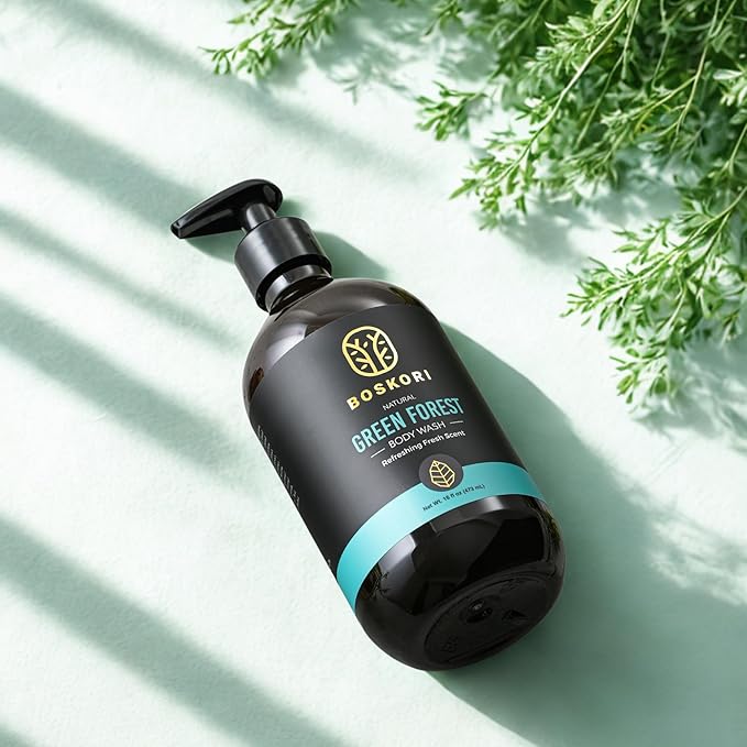 Cedar Essence Body Wash for Men – Gentle Daily Cleanser with Natural Cedarwood &amp Herbal Extracts Plant-Derived Hydration No Harsh Chemicals Refreshing Wood Aroma – Made in Taiwan 16 fl oz