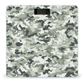 White Camouflage Digital Bathroom Scale for Body Weight Weighing Scale with Backlit LCD Display High Precision Measurements &amp Measures Weight Up to 180kg
