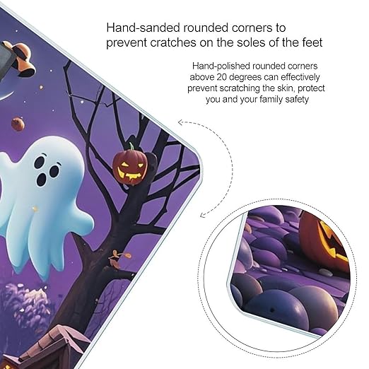 Ghost Pumpkin Weight Scale Highly Accurate Digital Weighing Scale with Large LCD Display Smart Bathroom Scales for Home Bedrooms and Gift Giving
