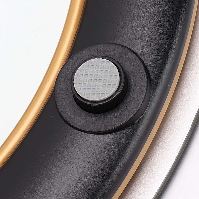 Sonew Digital Weight Scal Round Intelligent Electric Digital Weight Body LCD Display Scale High Scale(Gold)