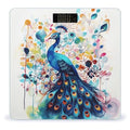 Color Peacock Weight Scale for Body Weight Digital Bathroom Scale High Capacity Accurate Digital Weighing Scales and Easy-to-Read on Backlit LCD Display Scales