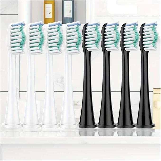 4/8/12/16/20PCS Replacement Toothbrush Head Compatible Withz Compatible for Phil Sonic Electric Refills Fit Diamond Cleaning(Purple)