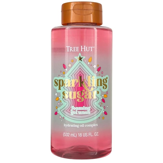 Tree Hut Sparkling Sugar Nourishing &amp Moisturizing Foaming Gel Wash 18 oz.