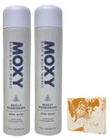 Bath &amp Body Works Moxy Really Nourishing 2 Body Washes with a Peach Gardenia Sample Soap