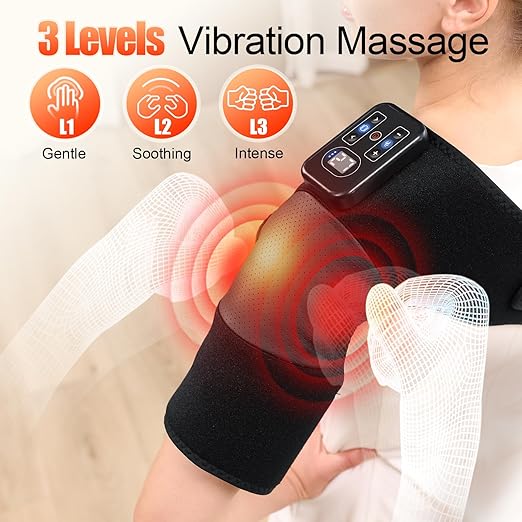 Knee Massager with Heat and Vibration Massage Knee Brace Pain Relief for Joints Elbow Shoulder Ligament