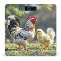 Chicken on The Grass Smart Scale for Body Weight Accurate Bathroom Scale with LED Display Digital Weight Scales Weighing Machine High Precision Scales for Bath Home