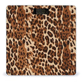 Bronze Brown Animal Print Smart Scale for Body Weight Accurate Bathroom Scale with LED Display Digital Weight Scales Weighing Machine High Precision Scales for Bath Home