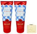 Bath &amp Body Works Gingham All-American 2 Moisturizing Body Washes with a Creamy Rose Bar Soap