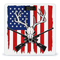 Energy Saving Scale Bathroom Weighing Scale Smart Scale for Body Weight Digital Hunting Deer USA American Flag Black