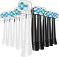 IO Replacement Heads Compatible with Oral B iO 2/3/4/5/6/7/8/9/10/Deep Clean Electric Toothbrush Brush Heads Compatible with IO for Teeth Clean (10 Black/White)