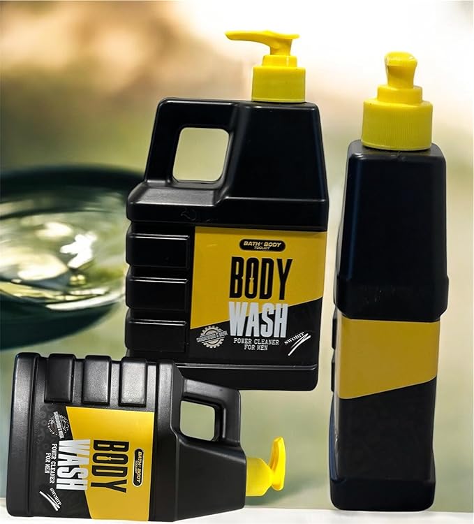Body Wash Bath Shower Gel Toolkit in Canister 740ML/25 ounces