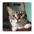 A Curious Cat Smart Scale for Body Weight Accurate Bathroom Scale with LED Display Digital Weight Scales Weighing Machine High Precision Scales for Bath Home